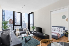A Cozy 2BR Apt Near Crown with City Skyline Views